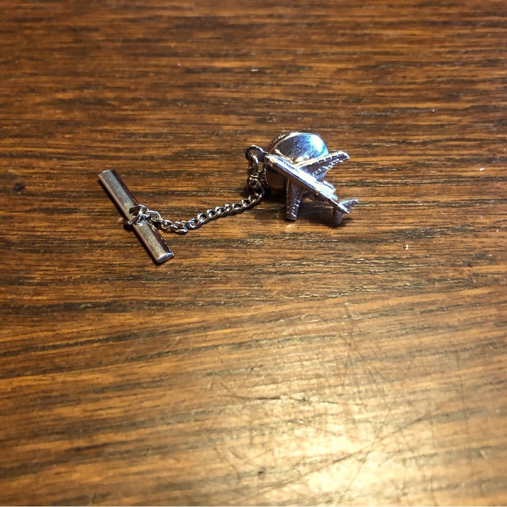 SWANK commercial airliner tie pin vintage/rare